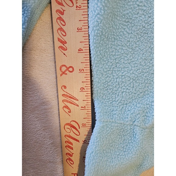 Vintage Paddington Bear Baby Fleece Sleeper XL 18-24M Blue Zip One-Piece USA - Picture 9 of 9